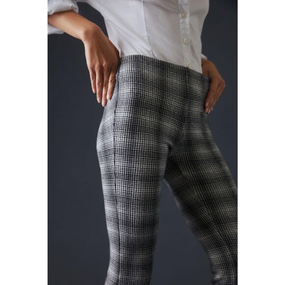 Anthropologie Maeve Plaid Bootcut Cotton Pants - XL New - Picture 4 of 6